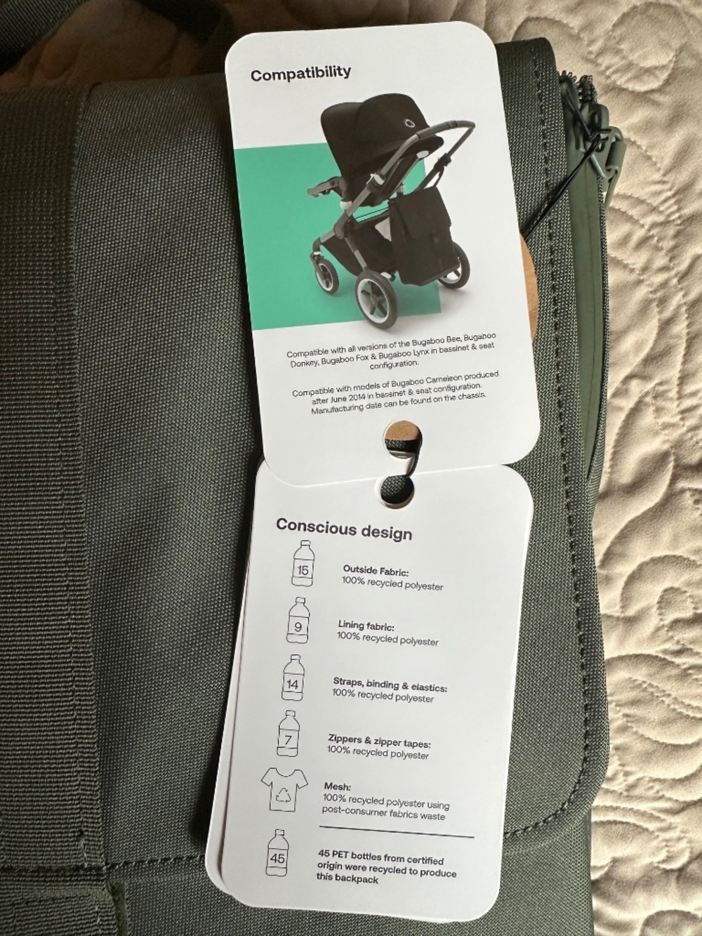 NWT Bugaboo Changing Backpack - Picture 9 of 12